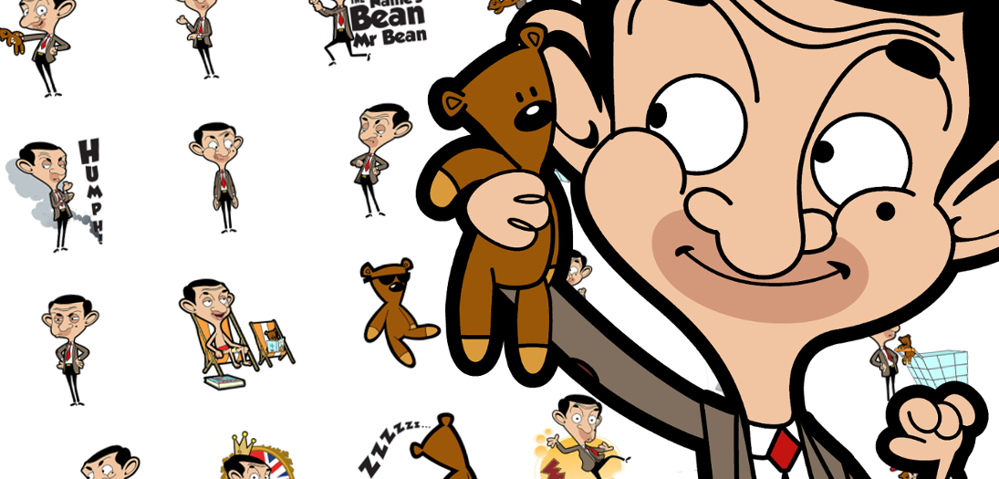 Mr Bean Stickers Header